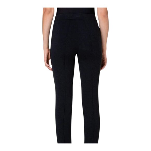 AKRIS Punto Mara Black Jersey Leggings Quiet Luxury Capsule Wardrobe Women's 14 - Picture 4 of 9